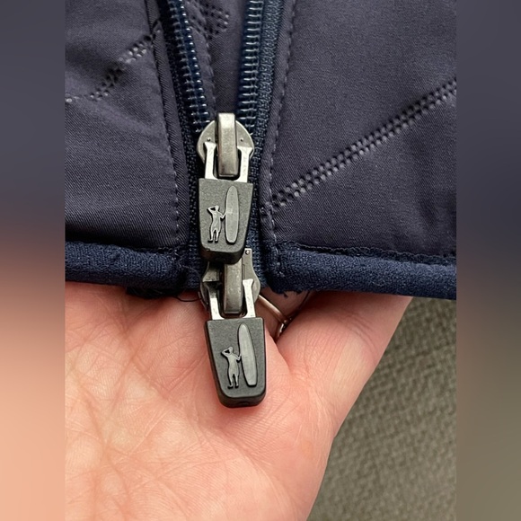 JOHNNIE-O Mario Mixed Media Jacket In Twilight Size L - Picture 14 of 16